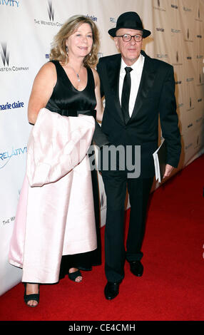 Geoffrey Rush, Frau Jane Menelaus Weinstein Company Golden Globe Awards After Party - Ankünfte Los Angeles, Kalifornien - 16.01.11 Stockfoto