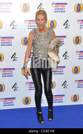 Ulrika Jonsson British Comedy Awards 2010 anlässlich der Indigo2, The O2 Arena-London, England - 22.01.11 Stockfoto