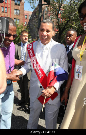 Gouverneur von New York David Paterson die 43. Westindischen amerikanischen Tag Karnevalsumzug in Brooklyn New York City, USA - 06.09.10 Stockfoto