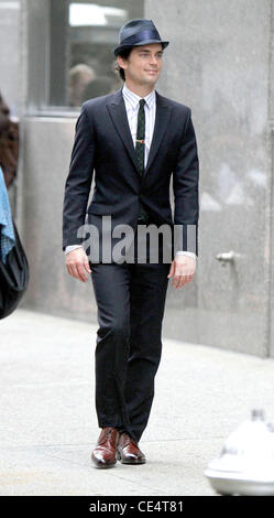 Matt Bomer vor Ort-Shooting für die dritte Staffel der USA Network Serie "White Collar" New York City, USA - 16.08.10 Stockfoto