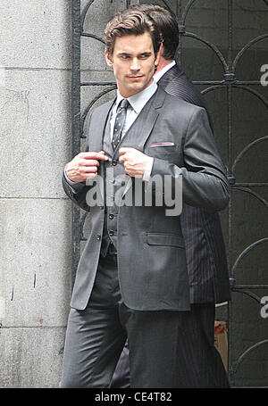 Matt Bomer vor Ort-Shooting für die dritte Staffel der USA Network Serie "White Collar" New York City, USA - 16.08.10 Stockfoto