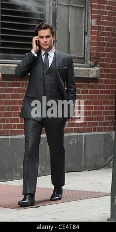 Matt Bomer vor Ort-Shooting für die dritte Staffel der USA Network Serie "White Collar" New York City, USA - 16.08.10 Stockfoto