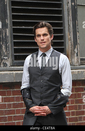 Matt Bomer vor Ort-Shooting für die dritte Staffel der USA Network Serie "White Collar" New York City, USA - 16.08.10 Stockfoto