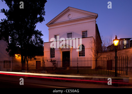 Holywell Musikräume in der Nacht, Oxford, England Stockfoto