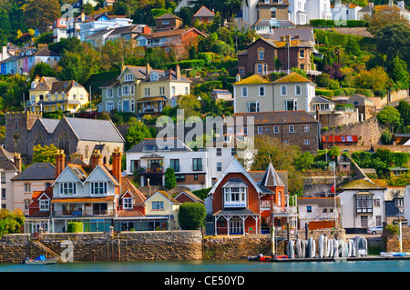 Kingswear angesehen von Dartmouth, South Devon, UK Stockfoto