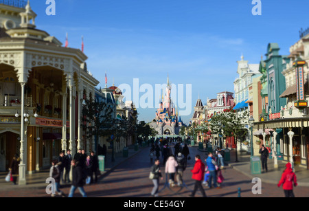 Im Disneyland Park in der Nähe von Paris, Frankreich. Stockfoto