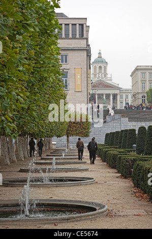 Jardin du Mont des Arts Stockfoto