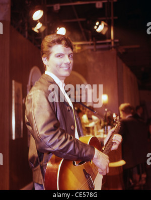 JESS CONRAD UK-Pop-Sängerin, später Schauspieler, 1960. Foto Tony Gale Stockfoto