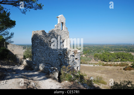 Der St. Laurent Kirche in Eygalières, Frankreich, Provence, Bouches du Rhône. Stockfoto