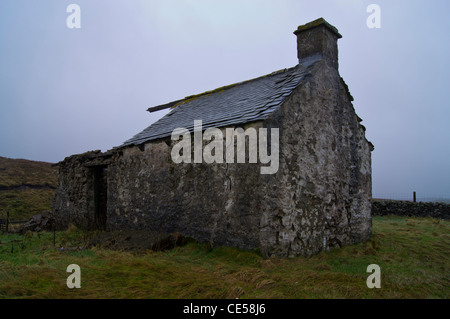 Alten verlassenen Bauernhof in Yorkshire Dales Stockfoto