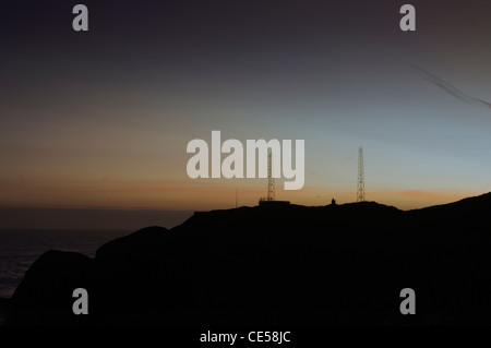 Nebel-Signalstation bei Flamborough Head Stockfoto