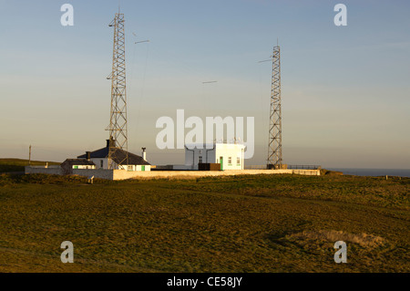 Nebel-Signalstation bei Flamborough Head Stockfoto