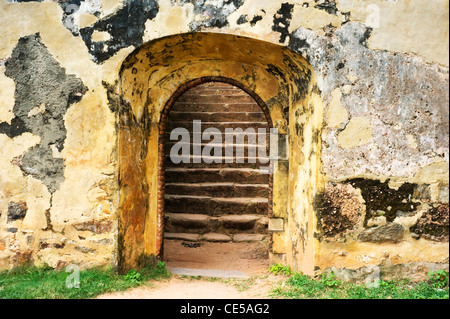 Alten Eingang im alten Sri Lanka fort Stockfoto