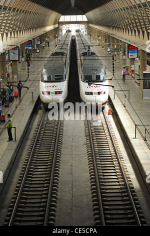 Bahnhof Santa Justa Sevilla, Sevilla, Spanien Stockfoto