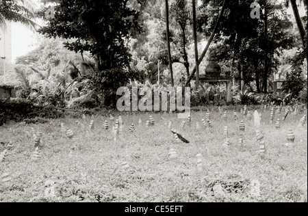 Reisen Fotografie - Kampong Glam Friedhof in Kampong Glam arabischen Viertel in Singapur in Südostasien im Fernen Osten. Stockfoto