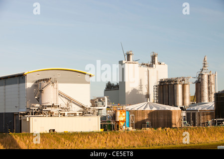 Das Kodak-Werk in Workington Cumbria, mit einer Windkraftanlage, die helfen, um die Pflanze zu versorgen. Stockfoto