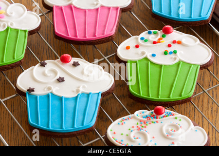 Cupcake-cookies Stockfoto