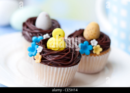 Oster-cupcakes Stockfoto