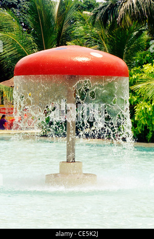 Wasserbrunnen bei Essel World; Borivali; Bombay; Mumbai; Maharashtra; Indien; asien Stockfoto