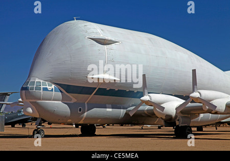 Der Super Guppy Cargo Flugzeuge der NASA im Pima Museum Stockfoto