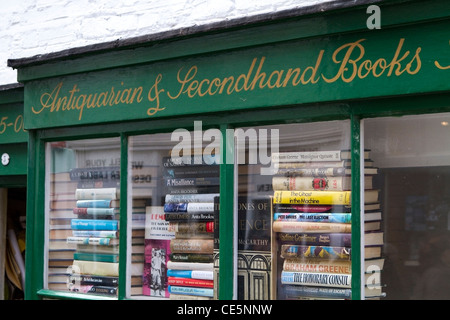 Antiquarische & Second-Hand Buchladen in Hampstead, London Stockfoto