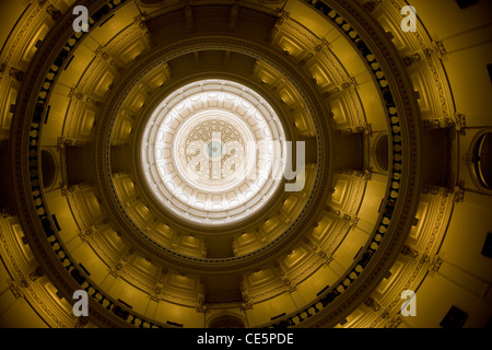 Die Kuppel des Texas State Capitol Building in Austin, Texas Stockfoto