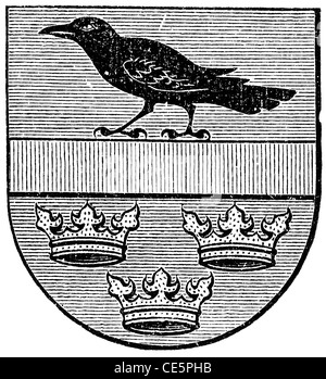 Wappen von Galizien, (K.u.k.-Monarchie). Stockfoto