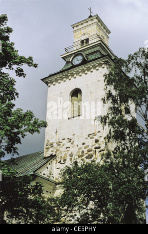 19. Jahrhundert Kuopio lutherische Kathedrale, ein Stein klassizistische Kirche in Kuopio, Finnland Stockfoto