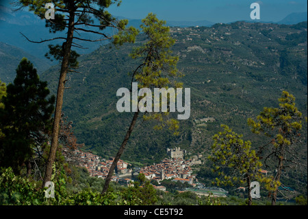 Das Dorf Dolceacqua. Ligurien. Italien Stockfoto