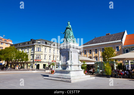 Kaiserin Maria-Theresia-Denkmal in der Innenstadt von Klagenfurt, Österreich Stockfoto