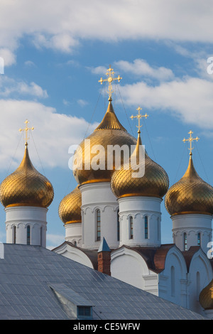 Russland, Yaroslavl Oblast, Goldener Ring, Jaroslawl, Uspenski Kathedrale Stockfoto