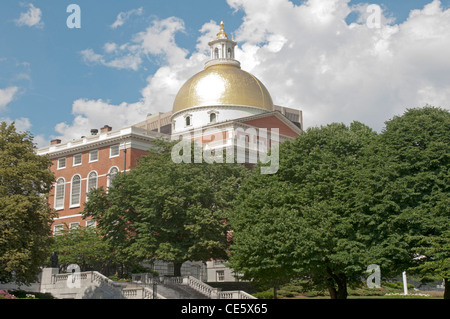 Massachusetts State House, Beacon Hill, Boston, Massachusetts, Vereinigte Staaten, USA, Nordamerika Stockfoto