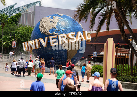 Globus der Universal Studios in Orlando florida Stockfoto