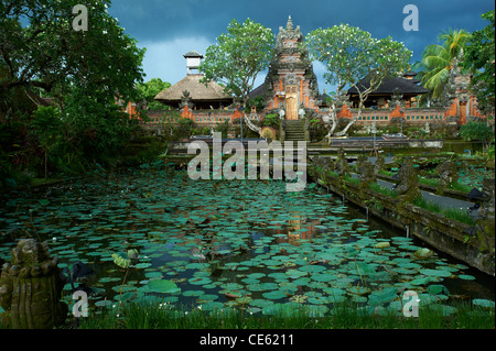 Pura Taman Kemuda Saraswati, Ubud Bali Stockfoto