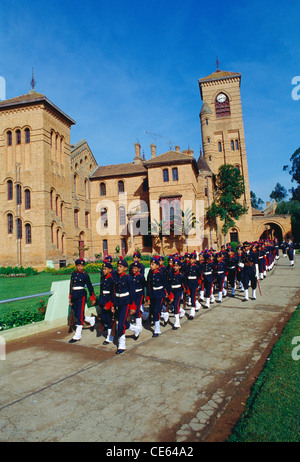 Parade in Lawrence School in Lovedale Ooty Tamil Nadu, Indien Stockfoto