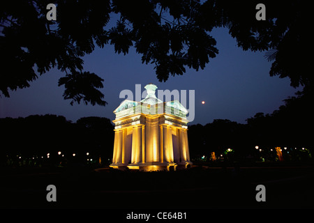 Aayi Mandapam; weißes Denkmal; griechisch römische Architektur; Bharathi Park; Pondicherry; Puducherry; Union Territory; UT; Indien; Asien Stockfoto