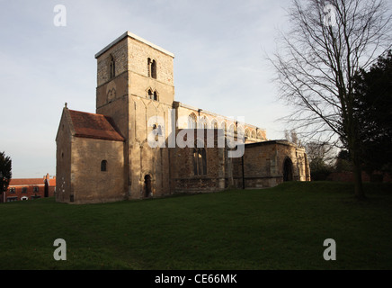 Str. Peters Kirche, Barton auf Humber, Lincolnshire. Stockfoto