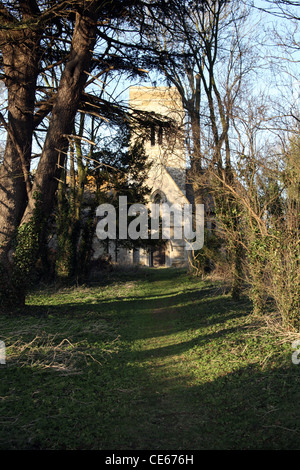 St.-Martins Kirche, Waithe, North Lincolnshire, eine redundante Kirche nun in der Obhut des Kirchen Conservation Trust Stockfoto