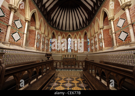 Die Apsis Chor der St.-Martins Kirche, Waithe, North Lincolnshire; Innenansicht; Stockfoto