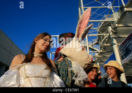 Menschen als Cosplay Zeichen auf Romics Messe in Rom 2010 Stockfoto