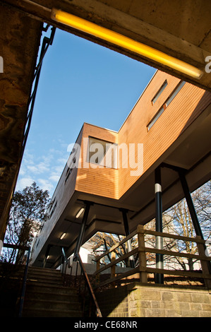 Die neue Lloret [Institut für biologische, Umwelt- und ländlichen Wissenschaften] Gebäude auf dem Campus der Aberystwyth University, UK Stockfoto