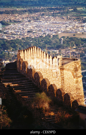 Fort; Alwar Stadt; Rajasthan; Indien Stockfoto