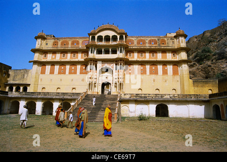 Samode Palace Hotel; Samod Palace; Jaipur; Rajasthan; Indien; Asien Stockfoto