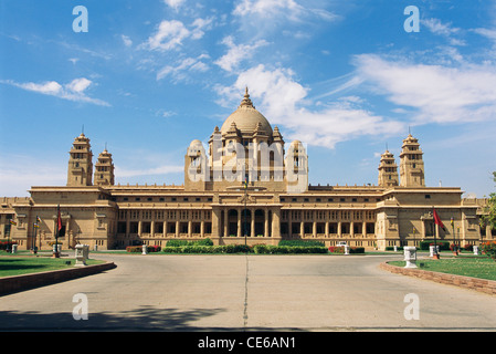 Umaid Bhawan Palace, Jodhpur, Rajasthan, Indien - npm 89269 Stockfoto