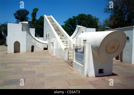 Jantar Mantar Observatory; Vedh Shala Observatory; architektonisches Wunder; Ujjain; Madhya Pradesh; Indien; Asien Stockfoto