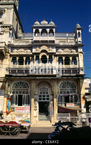 Kanch Mandir Glas Tempel; Indore; Madhya Pradesh; Indien Stockfoto