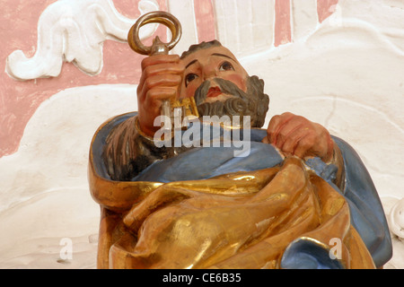 Statue des Apostels St. Peter Stockfoto