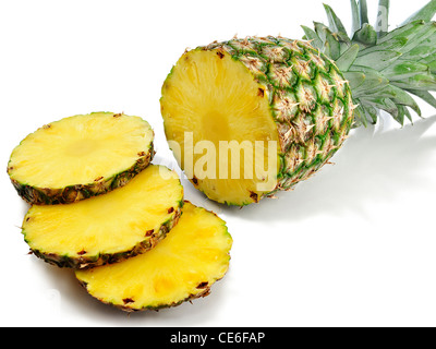 frische Ananas, Nahaufnahme Stockfoto