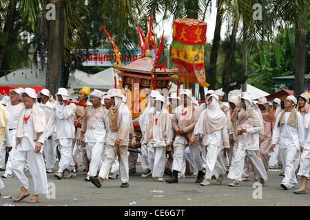 Phuket Vegetarian Festival 2009, Thailand Stockfoto