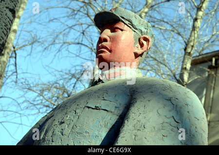 Skulptur, 798 Art Zone, auch bekannt als Dashanzi Art Zone, Chaoyang, Beijing, China. Stockfoto